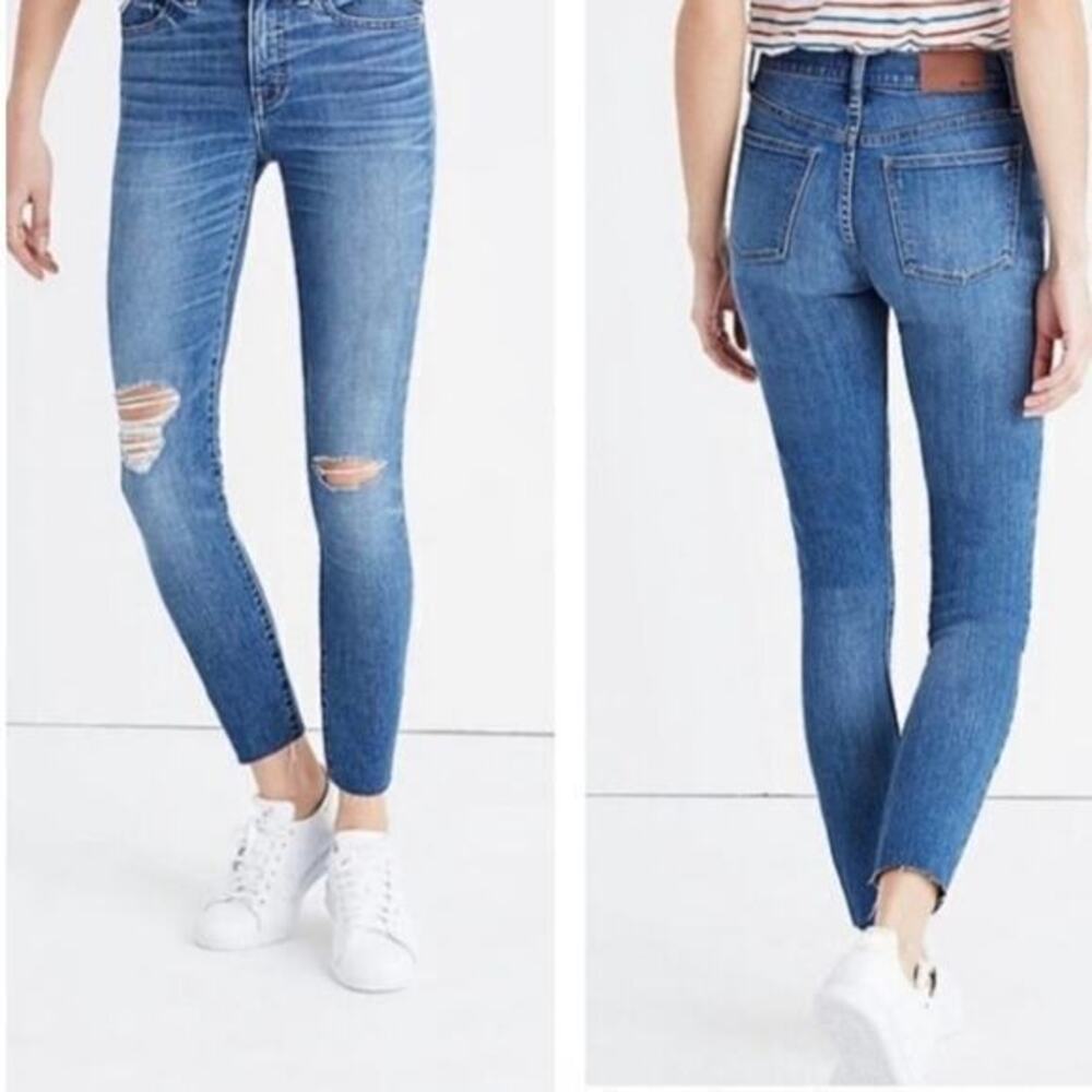 Madewell 9” High-Rise Skinny Crop Jeans size 27‎